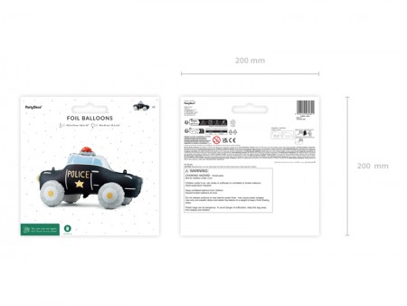 Ballon debout mylar Voiture...