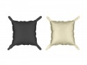 4 Rideau de ballons mylar double face - noir / beige