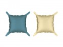 4 Rideau de ballons de baudruche double face - beige / bleu marine