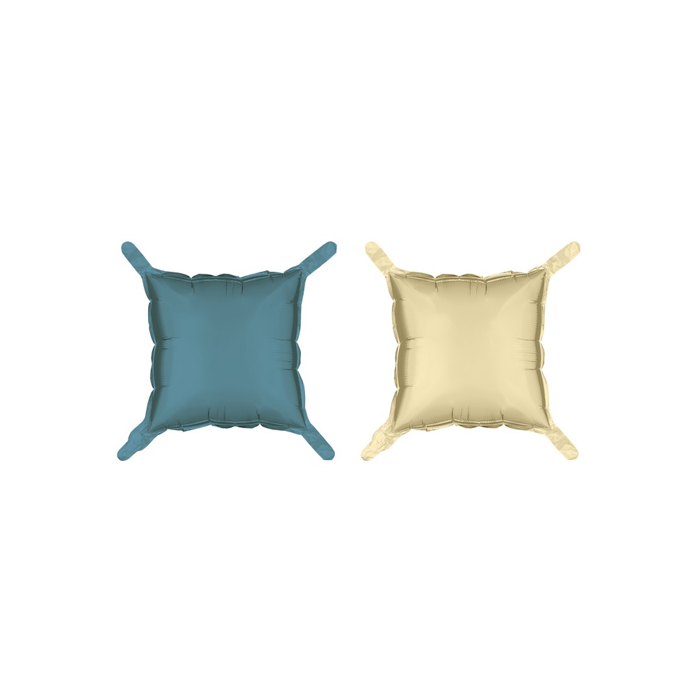 4 Rideau de ballons de baudruche double face - beige / bleu marine