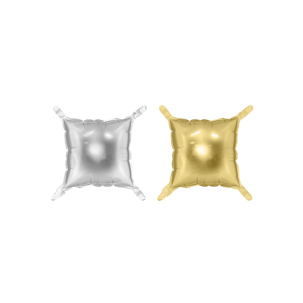 4 Rideau de ballons mylar double face - or / argent