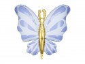 Ballon en mylar Papillon - - bleu