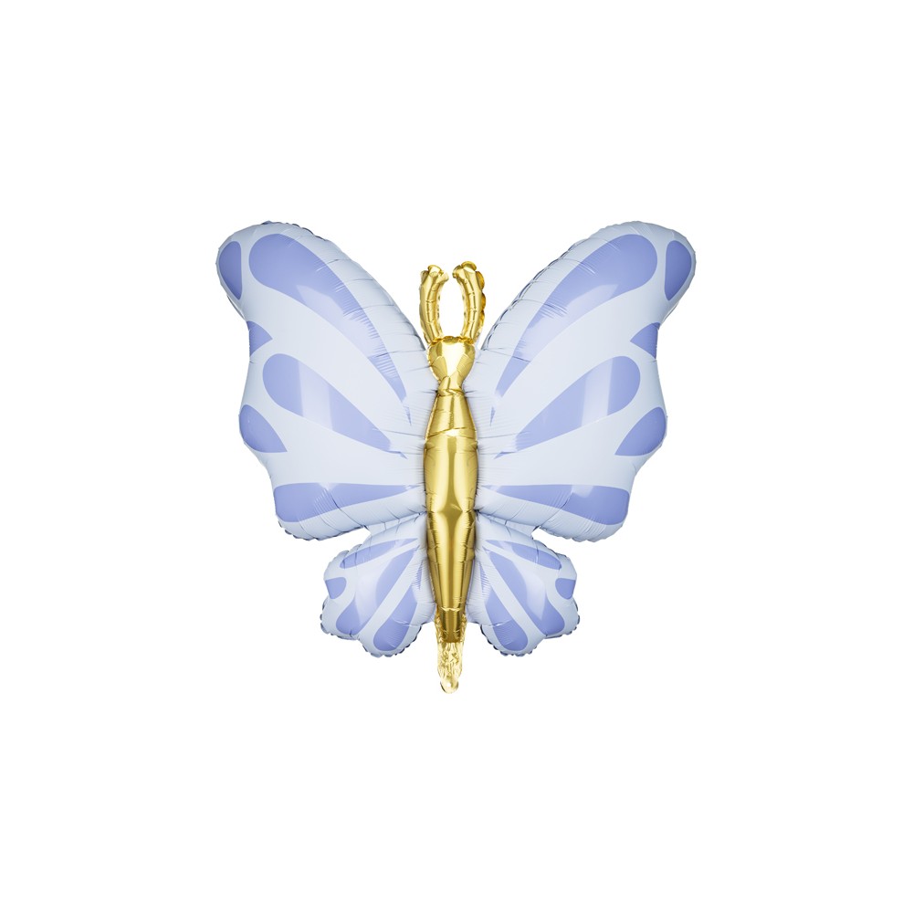 Ballon en mylar Papillon - - bleu