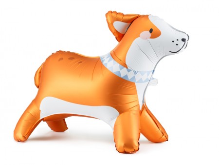 Ballon en mylar Corgi Debout