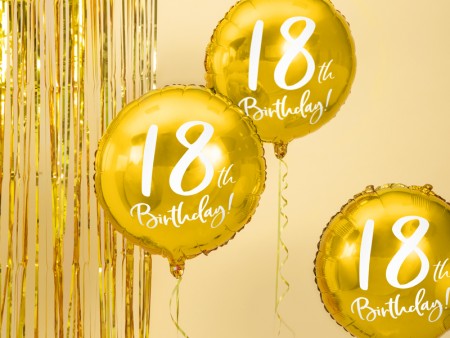 Ballons mylar 18th Birthday...