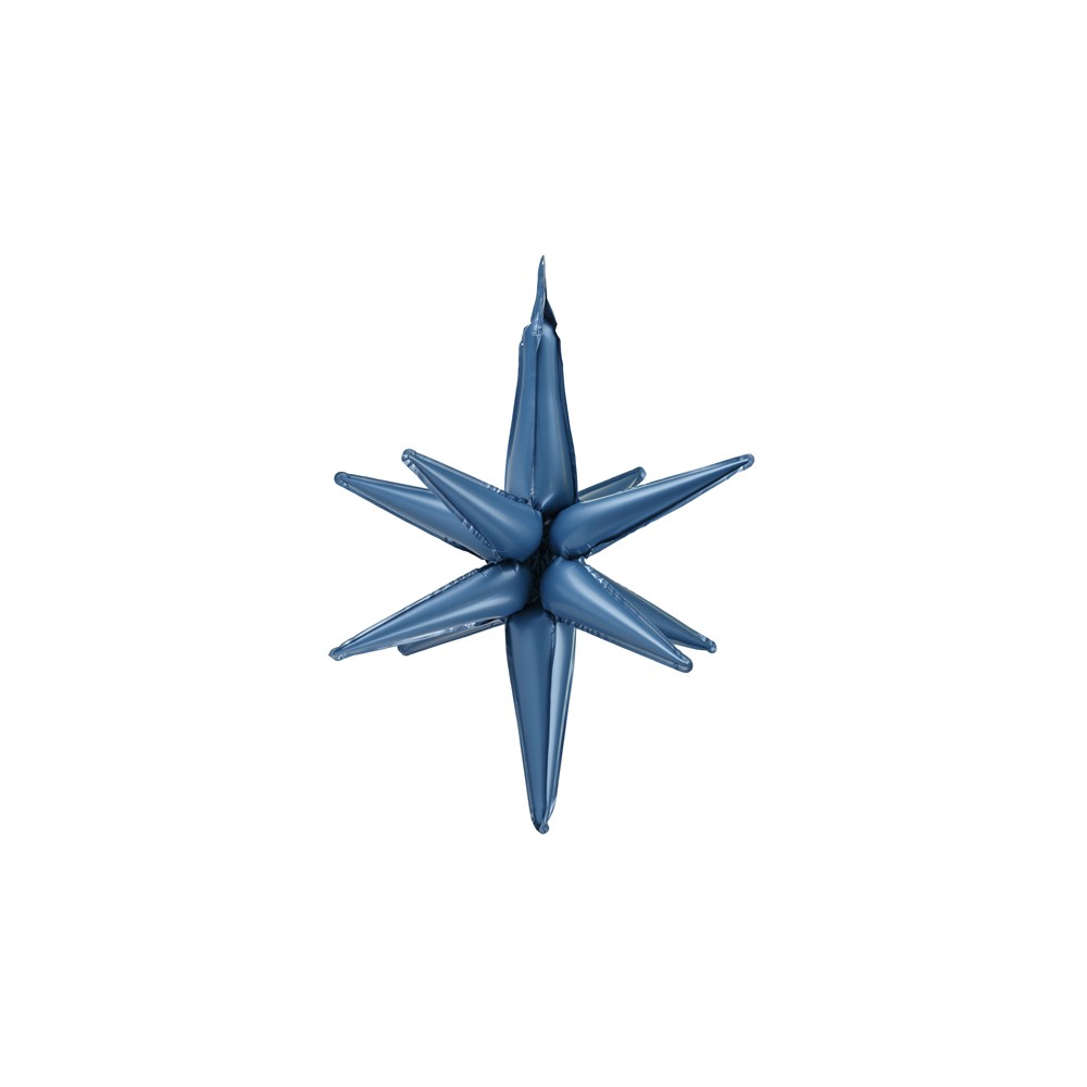 Ballon mylar 3D Etoile - 105cm - bleu marine