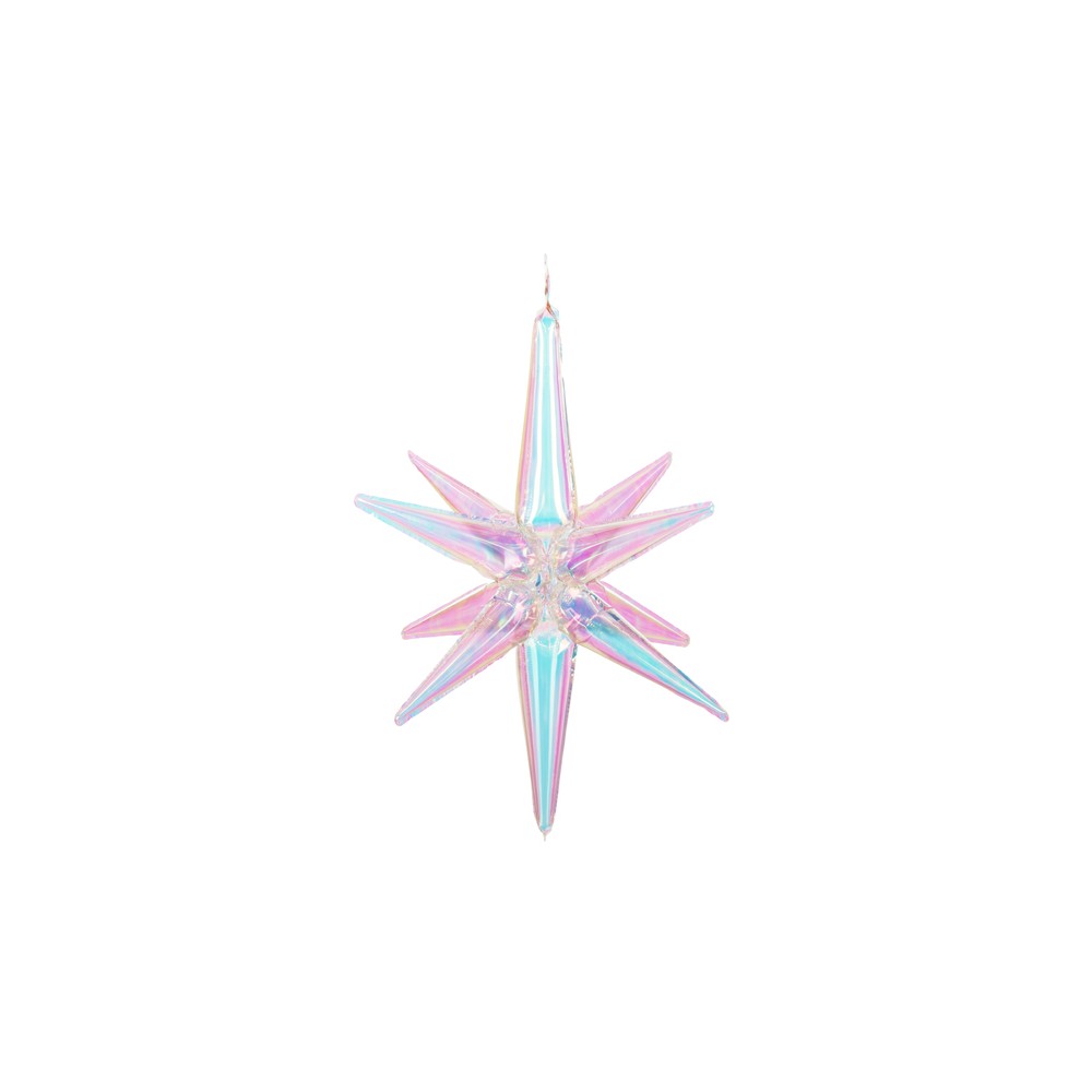 Ballon mylar 3D Etoile - 70cm - iridescent