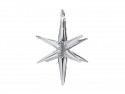 Ballon mylar 3D Etoile - 70cm - argent