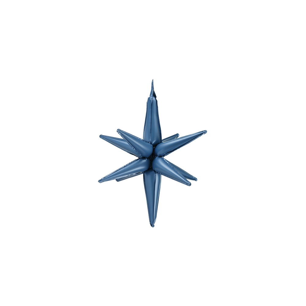 Ballon mylar 3D Etoile - 70cm - bleu marine