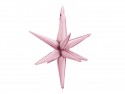 Ballon mylar 3D Etoile - 70cm - rose clair