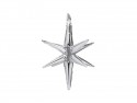 Ballon mylar 3D Etoile - 50cm - argent