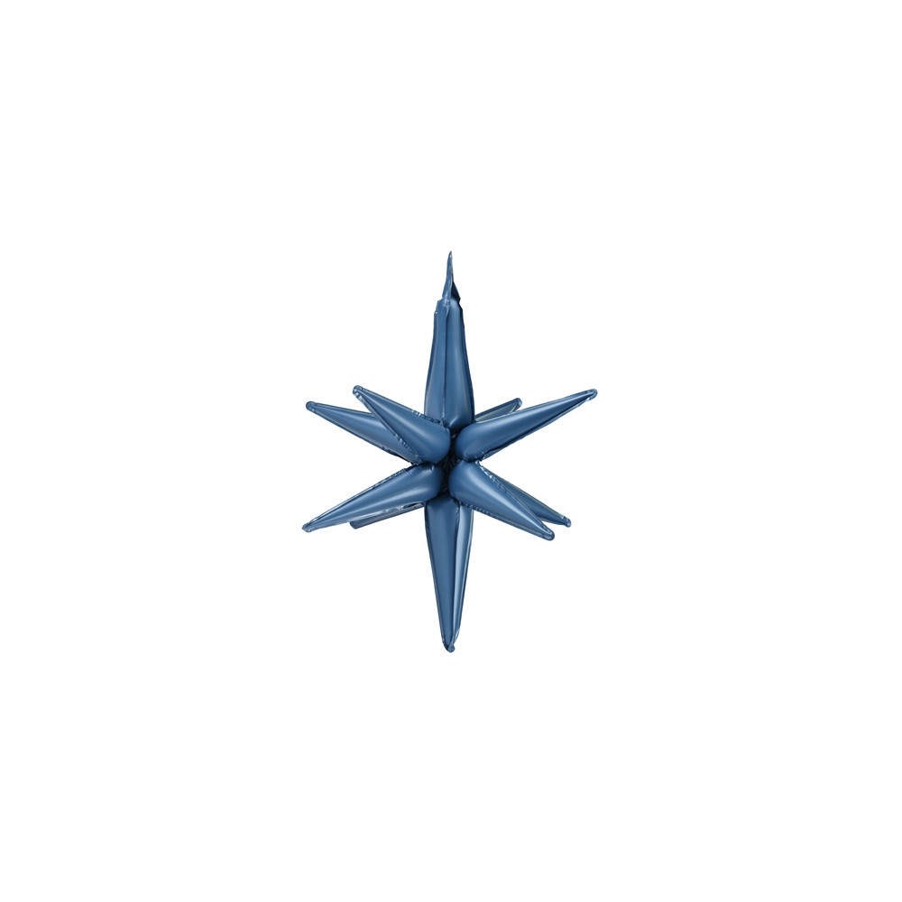 Ballon mylar 3D Etoile - 50cm - bleu marine
