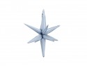 Ballon mylar 3D Etoile - 50cm - bleu brumeux