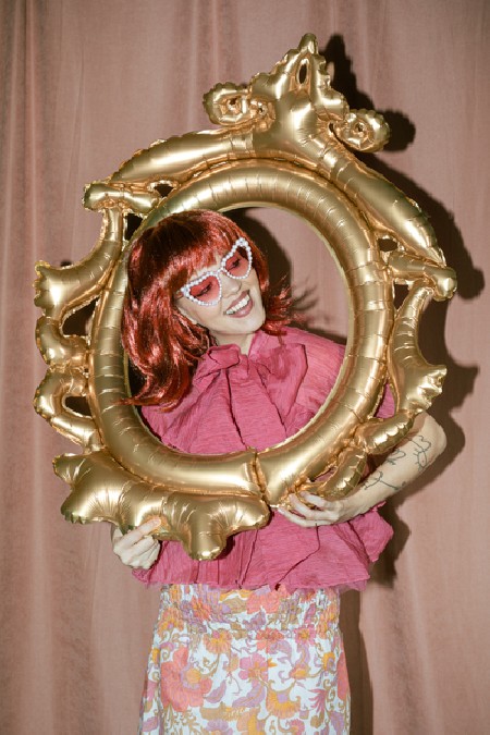 Ballon mylar Cadre - or