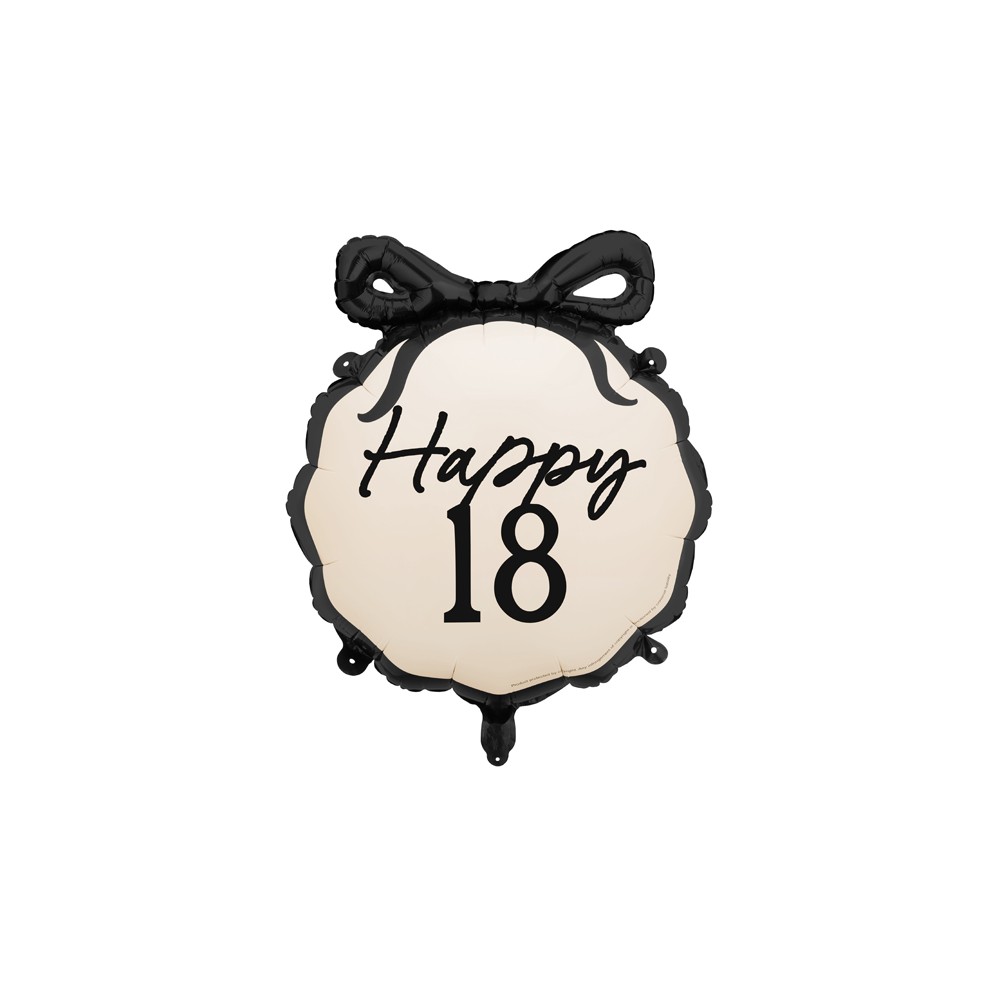 Ballon mylar Comprimé Happy ''18''