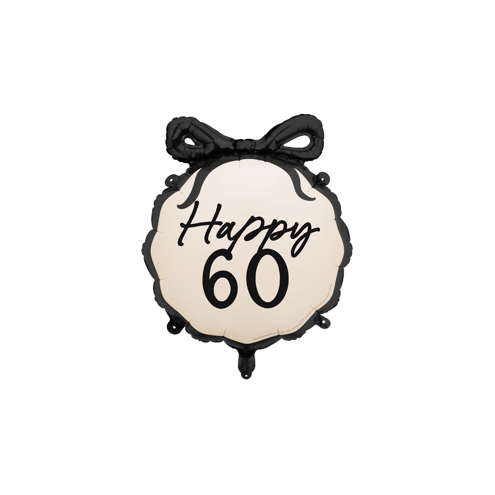 Ballon mylar Comprimé Happy ''60''
