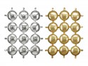 Décor en ballon mylar - or/argent