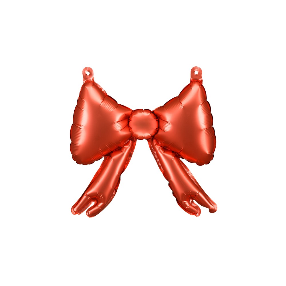 5 Ballons mylar nœuds pour guirlande - rouge