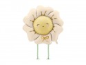 Ballon mylar Fleur - beige clair