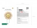 Ballon mylar Fleur - beige clair