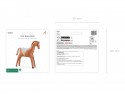 Ballon mylar - cheval - marron