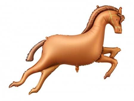 Ballon mylar cheval galop -...