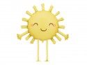 Ballon mylar Soleil - jaune