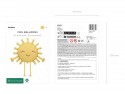 Ballon mylar Soleil - jaune