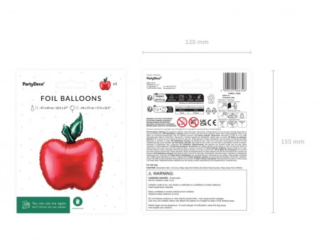 Ballon mylar Pomme