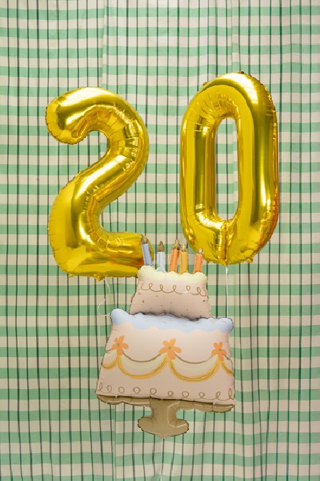 Ballon mylar Gâteau