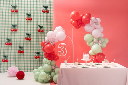 3 Ballons mylar Cerises...