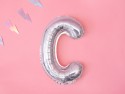 Ballon mylar Lettre ''C'' - 35cm - holographique