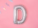 Ballon mylar lettre ''D'' - 35cm - holographique
