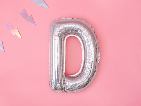 Ballon mylar lettre ''D'' -...