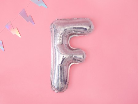 Ballon mylar lettre ''F'' -...