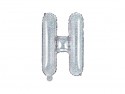 Ballon mylar lettre ''H'' - 35cm - holographique