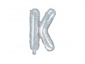 Ballon mylar Lettre ''K'' - 35cm - holographique