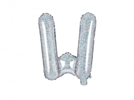 Ballon mylar lettre ''W'' -...