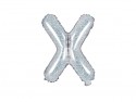Ballon mylar lettre ''X'' - 35cm - holographique