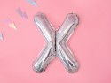 Ballon mylar lettre ''X'' - 35cm - holographique