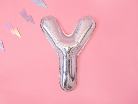 Ballon mylar lettre ''Y'' -...