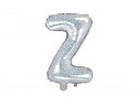 Ballon mylar lettre ''Z'' - 35cm - holographique