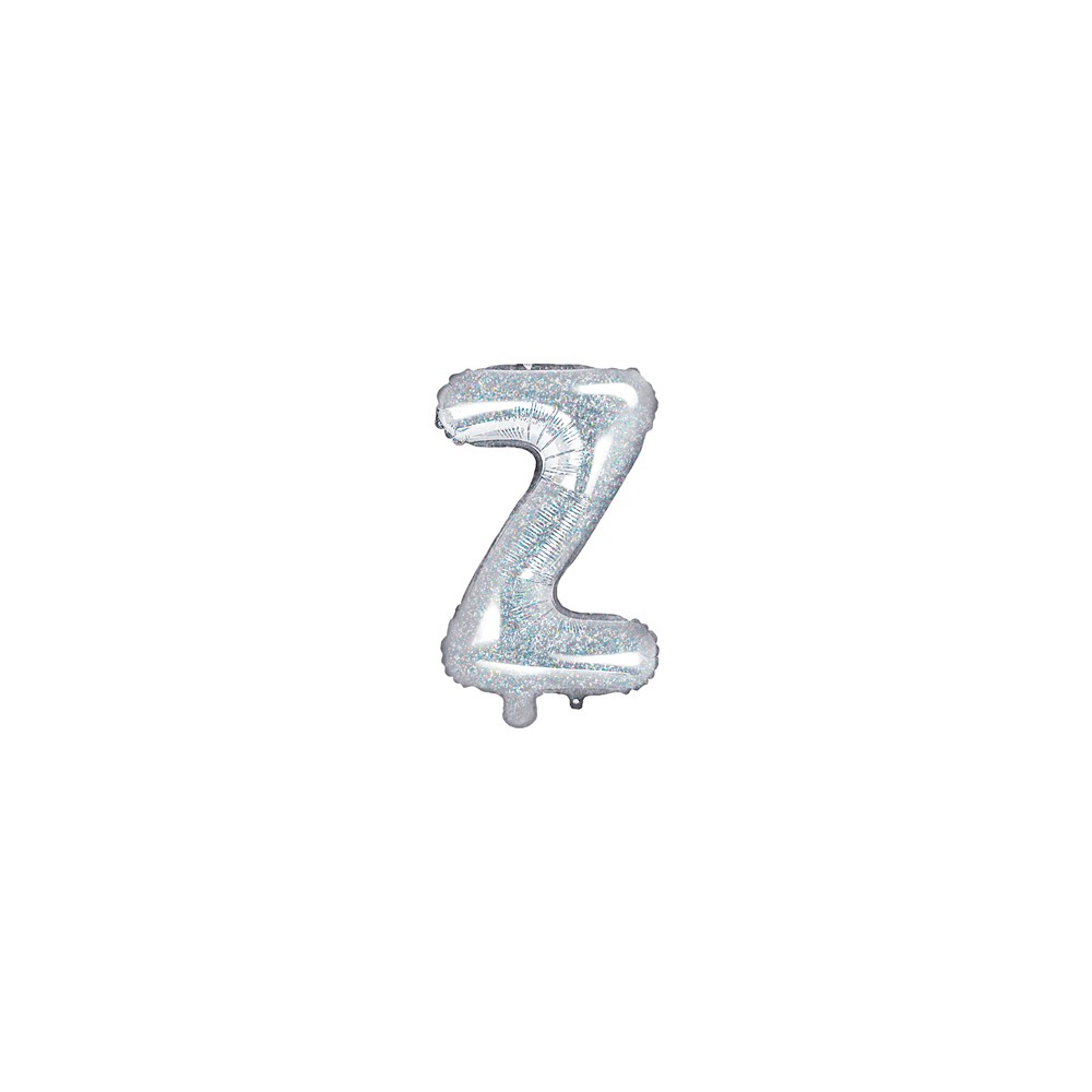 Ballon mylar lettre ''Z'' - 35cm - holographique
