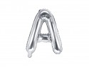 Ballon mylar lettre ''A'' - 35cm - argent