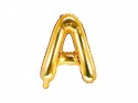 Ballon mylar lettre ''A'' - 35cm - or