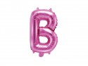 Ballon mylar Lettre ''B'' - 35cm - rose foncé