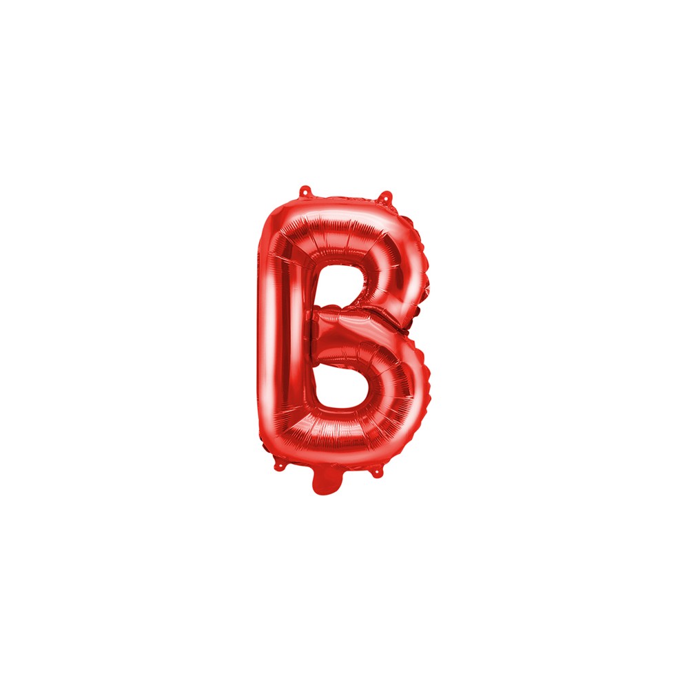 Ballon en mylar Lettre ''B'' - 35cm - rouge