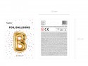 Ballon mylar lettre ''B'' - 35cm - or