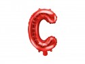 Ballon en mylar Lettre ''C'' - 35cm - rouge