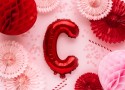 Ballon en mylar Lettre ''C'' - 35cm - rouge
